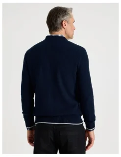 Regatta Knitted Cardigan in Navy