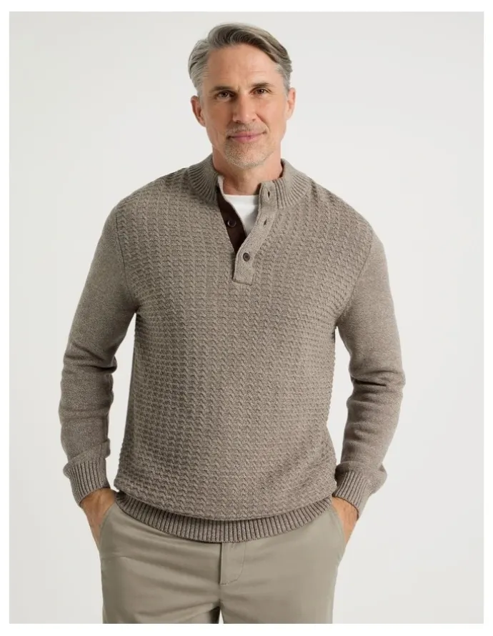 Regatta Long Sleeve Button Up in Grey