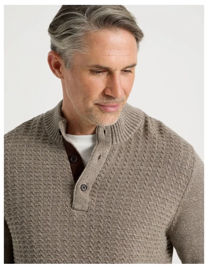 Regatta Long Sleeve Button Up in Grey