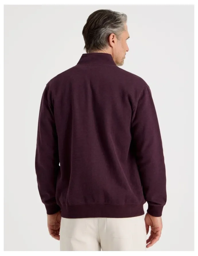 Regatta Long Sleeve Full Zip Sweat Top in Burgundy