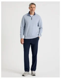 Regatta Long Sleeve 1/4 Zip Sweat Top in Light Blue