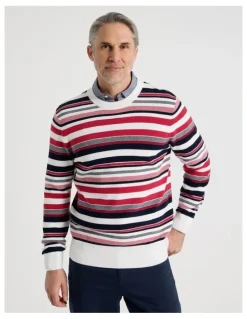 Regatta Nautical Knit in Red Multi Stripe
