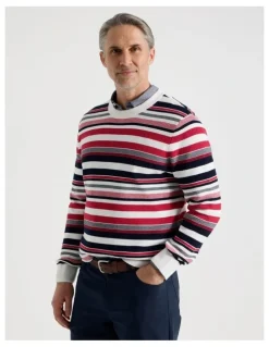 Regatta Nautical Knit in Red Multi Stripe