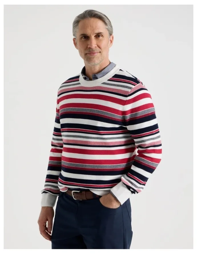 Regatta Nautical Knit in Red Multi Stripe