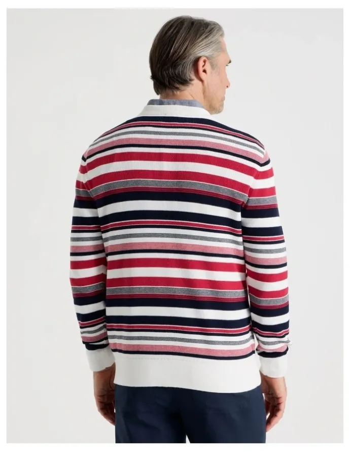 Regatta Nautical Knit in Red Multi Stripe