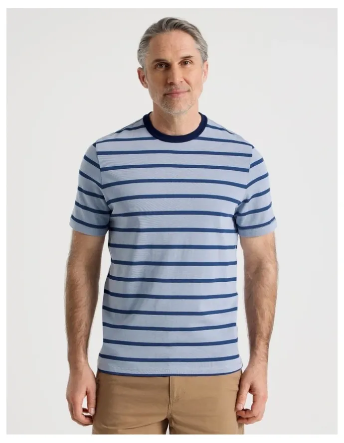 Regatta Nautical Stripe T-Shirt in Blue