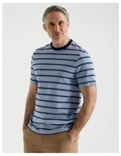 Regatta Nautical Stripe T-Shirt in Blue