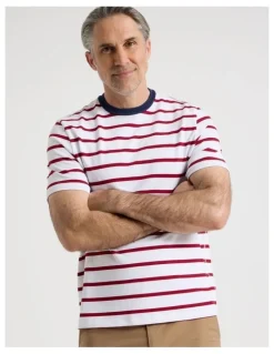 Regatta Nautical Stripe T-Shirt in Red