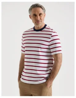 Regatta Nautical Stripe T-Shirt in Red