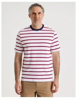 Regatta Nautical Stripe T-Shirt in Red