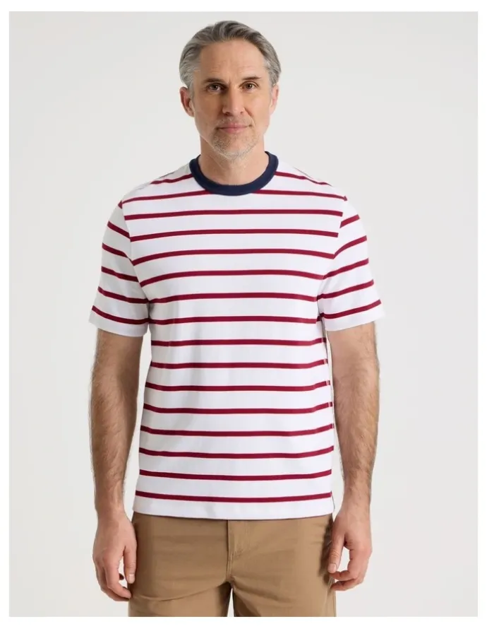 Regatta Nautical Stripe T-Shirt in Red