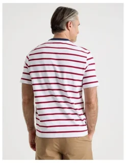 Regatta Nautical Stripe T-Shirt in Red