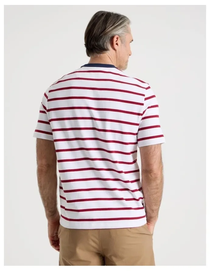 Regatta Nautical Stripe T-Shirt in Red