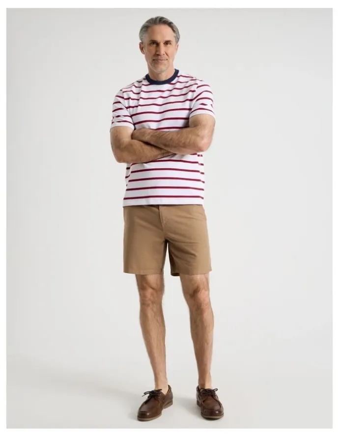 Regatta Nautical Stripe T-Shirt in Red