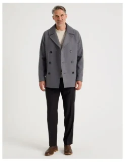 Regatta Pea Coat in Grey