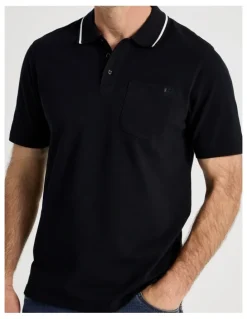 Regatta Pique Polo in Black
