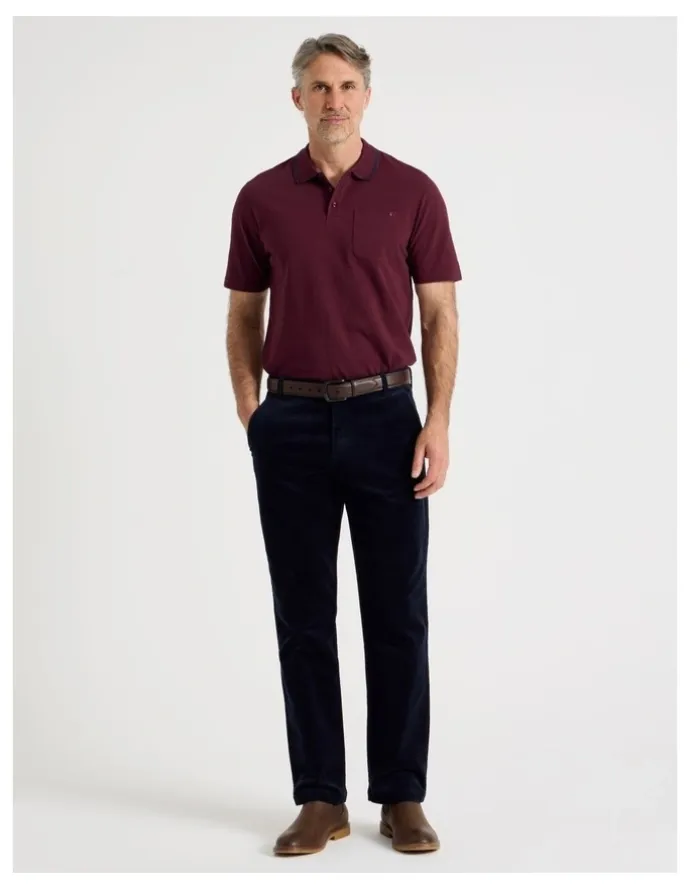 Regatta Pique Polo in Burgundy