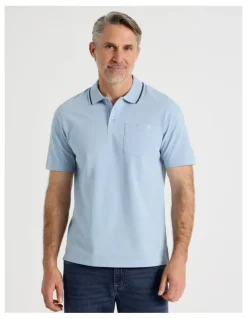 Regatta Pique Polo in Light Blue
