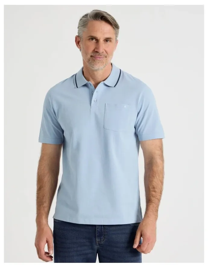 Regatta Pique Polo in Light Blue