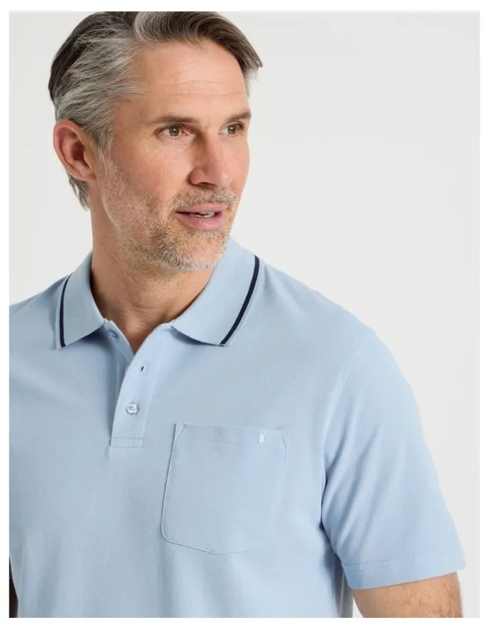 Regatta Pique Polo in Light Blue