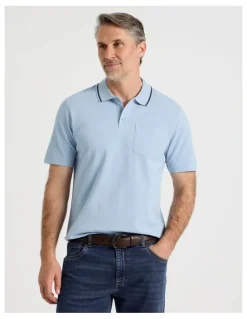 Regatta Pique Polo in Light Blue