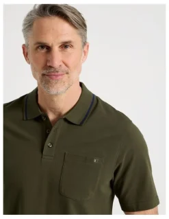 Regatta Piqu Polo in Khaki