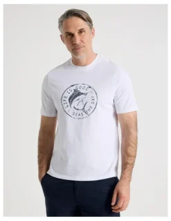 Regatta Placement Print T-Shirt in White