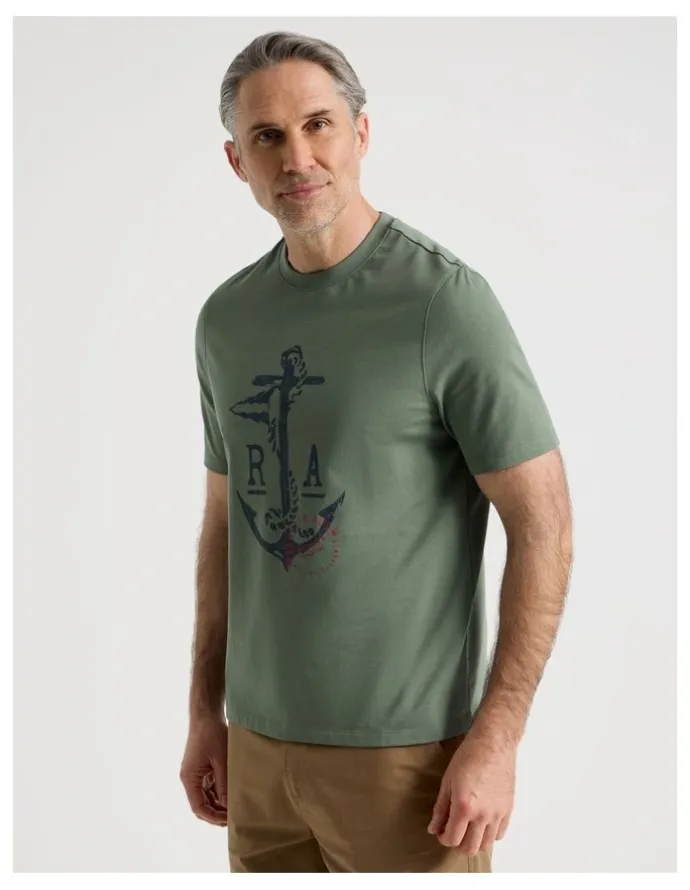 Regatta Placement Print T-Shirt in Sage