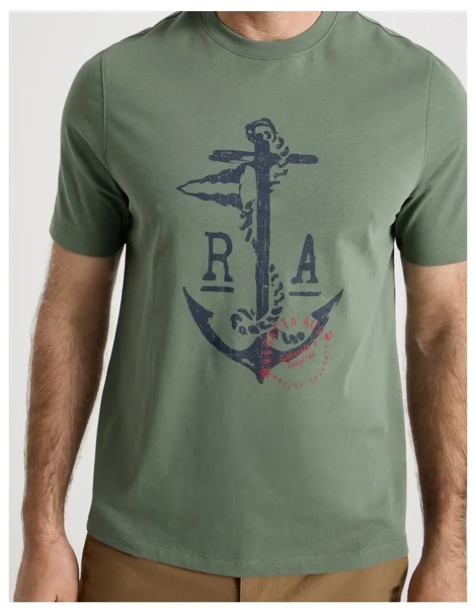 Regatta Placement Print T-Shirt in Sage