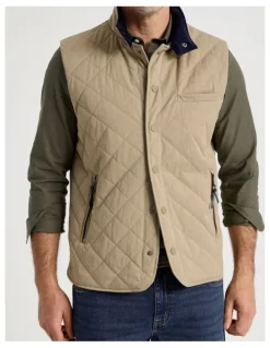 Regatta Quilted Gilet in Taupe