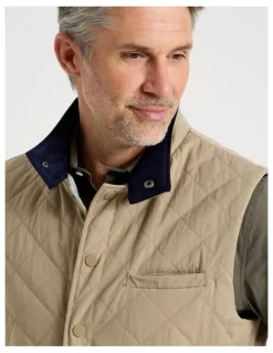 Regatta Quilted Gilet in Taupe