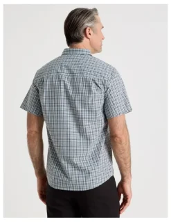 Regatta Short Sleeve Shirt in Sage Check