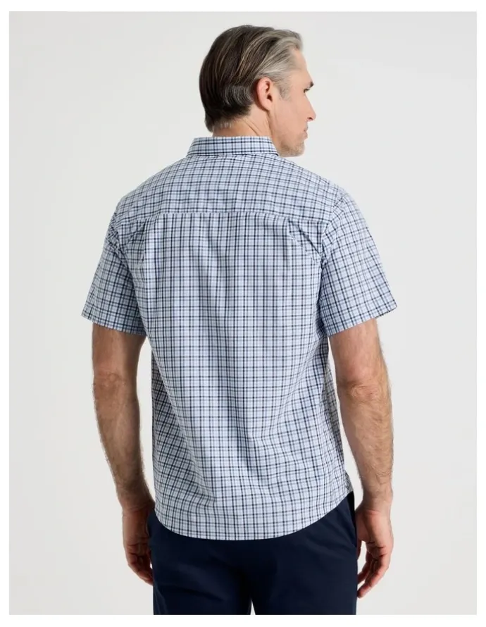 Regatta Short Sleeve Shirt in Blue Check