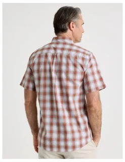 Regatta Short Sleeve Shirt in Red Multi Check