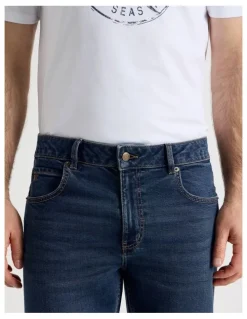 Regatta Straight Leg Jean in Navy