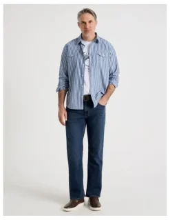 Regatta Straight Leg Jean in Navy