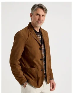 Regatta Suede Jacket in Brown