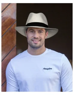 Rigon Phoenix Panamate Fedora Hat in Ivory