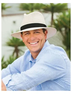 Rigon Phoenix Panamate Fedora Hat in Ivory