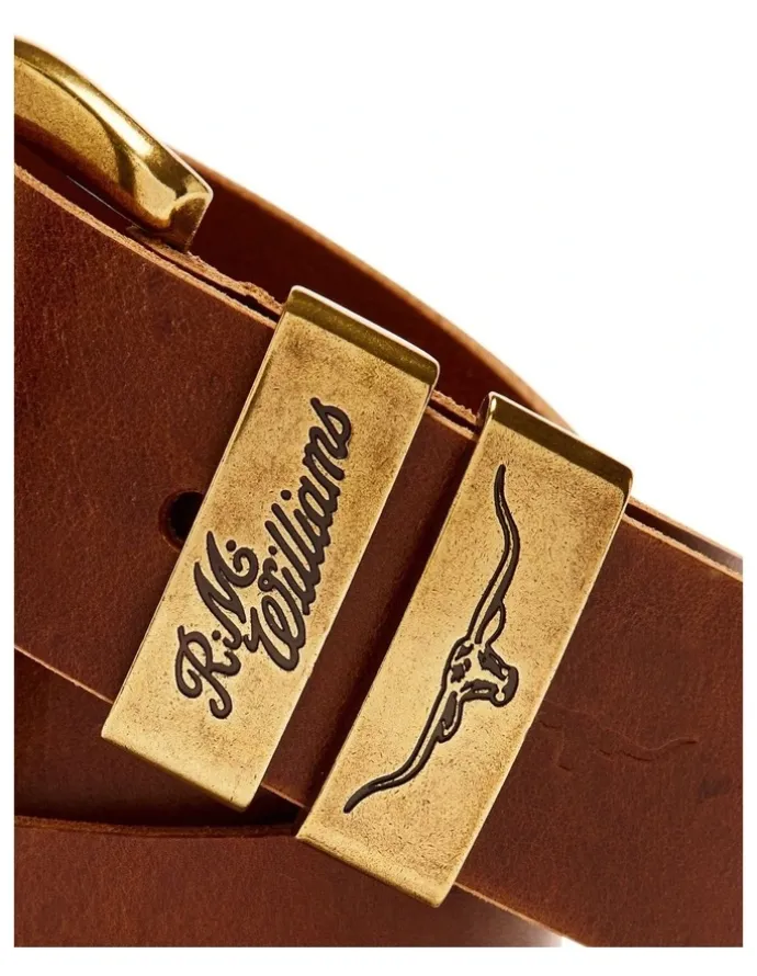R.M.Williams Drover Belt in Caramel