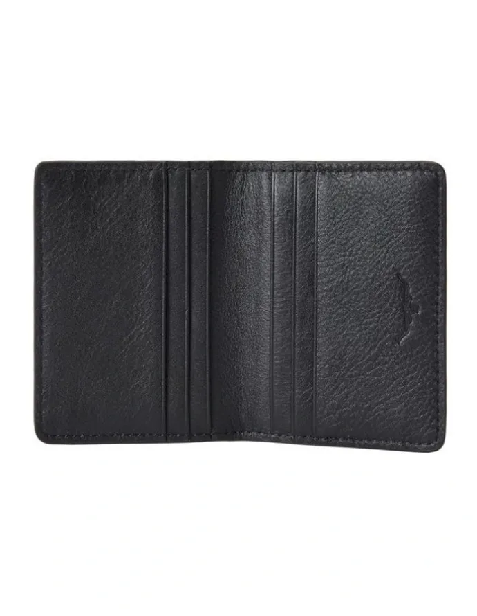 R.M.Williams Farrier Fold Cardholder Wallet in Black