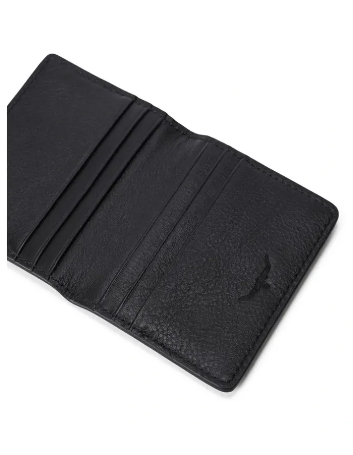 R.M.Williams Farrier Fold Cardholder Wallet in Black