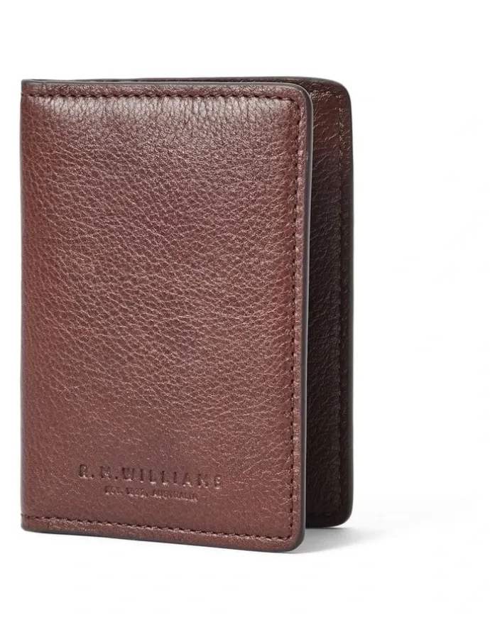 R.M.Williams Farrier Fold Cardholder Wallet in Whiskey