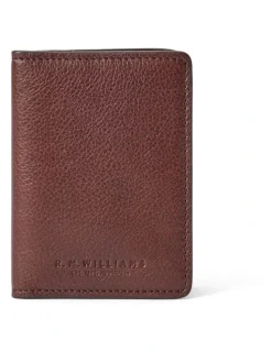 R.M.Williams Farrier Fold Cardholder Wallet in Whiskey