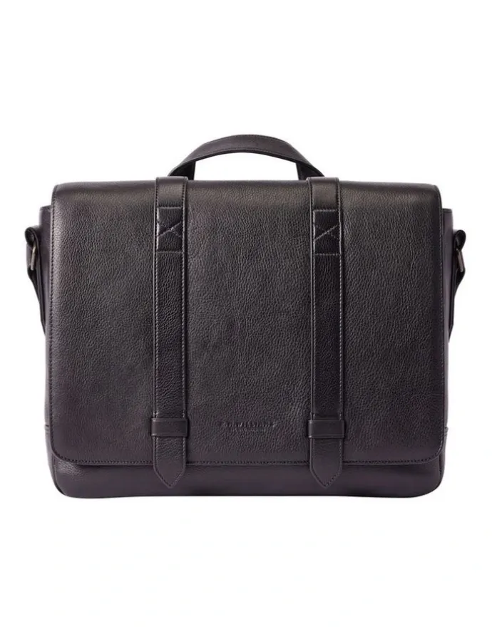 R.M.Williams Farrier Messenger Bag in Black