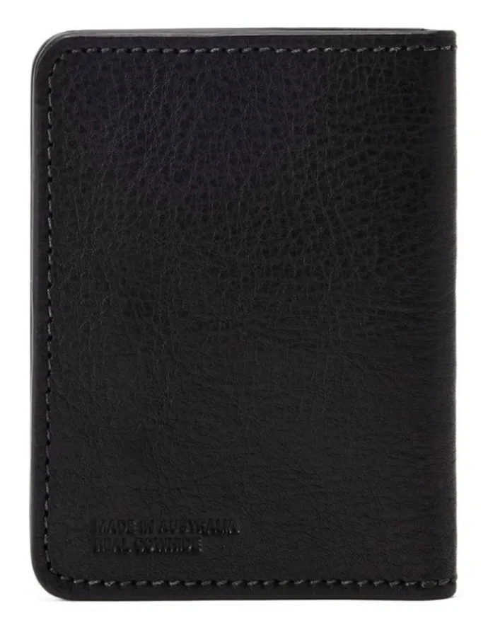 R.M.Williams Hawker Fold Cardholder in Black