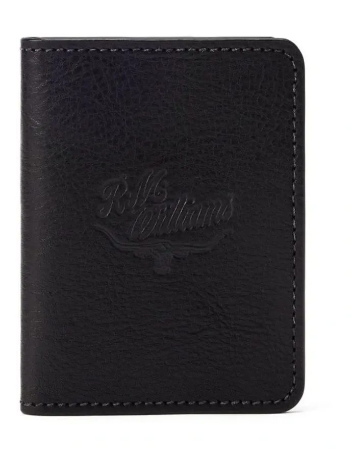 R.M.Williams Hawker Fold Cardholder in Black