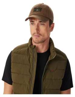 R.M.Williams Heritage Twill Cap in Cigar