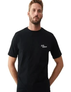 R.M.Williams Byron T/Shirt Black/White