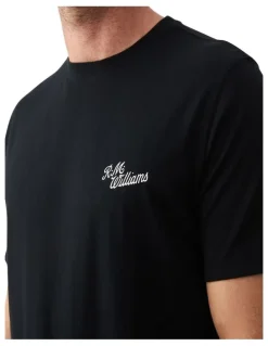 R.M.Williams Byron T/Shirt Black/White